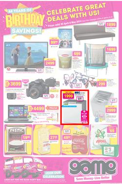 Game : Birthday Savings (30 Apr - 6 May 2014), page 1