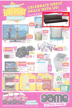 Game : Birthday Savings (30 Apr - 6 May 2014), page 1