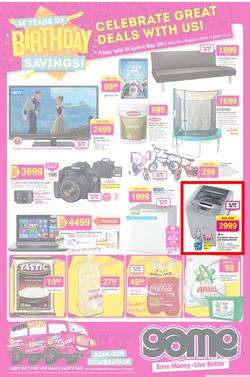 Game : Birthday Savings (30 Apr - 6 May 2014), page 1