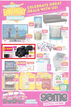 Game : Birthday Savings (30 Apr - 6 May 2014), page 1