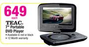Teac 7" Portable DVD Player