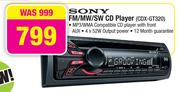 Sony FM/MW/SW CD Player CDX-GT320