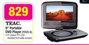 Teac 9" Portable DVD Player PDVD-9