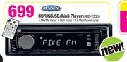 Jensen CD/USB/SD/MP3 Player JCD-233U