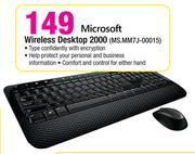 Microsoft Wireless Desktop 2000 MS.MM7J-00015