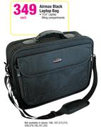 Airmax Black Laptop Bag