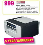 Ricoh Geljet Printer SG2100N