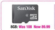 Sandisk 8GB Memory Card