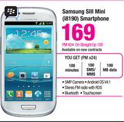 Samsung SIII Mini(i8190) Smartphone-On Straight Up 100