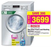 Bosch 6kg Silver Front Load Washing Machine WAB2026SZA