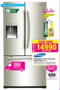 Samsung 499Ltr Metallic Silver French Door Fridge/Freezer RF67D