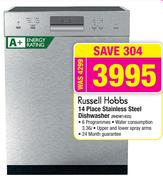 Russell Hobbs 14 Place Stainless Steel Dishwasher RHDW14SS
