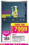 Defy Gourmet Metallic Silver Double Door Oven DBO-437
