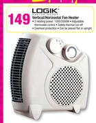 Logik Vertical/Horizontal Fan Heater