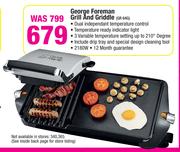 George Foreman Grill & Griddle GR 64G