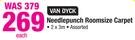 Van Dyck Needlepunch Roomsize Carpet-2 x 3m Each