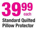Standard Quilted Pillow Protector