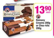 Romany Creams 200g Or Choc-Kits 200g-Each