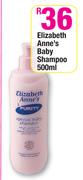 Elizabeth Anne's Baby Shampoo-500ml