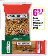 Pasta Grande Macroni/Spaghetti-500g Each