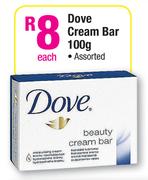 Dove Cream Bar Assorted-100g