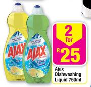 Ajax Dishwashing Liquid-2 x 750ml