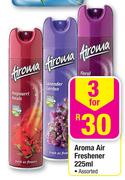 Aroma Air Freshener Assorted-3 x 225ml