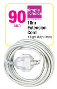 Simple Choice 10m Extension Cord
