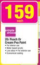 Simple Choice 20L Peach Or Cream PVA Paint