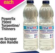 Powerfix 750ml Turpentine/Thinners