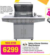 Alva Sphinx 4 Burner Stainless Steel Barbecue