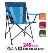 Out & About Fold And Go Chair-Each