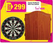 Classic Dartboard With Free Cabinet