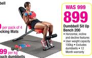 Trojan Dumbbell Sit Up Bench 200