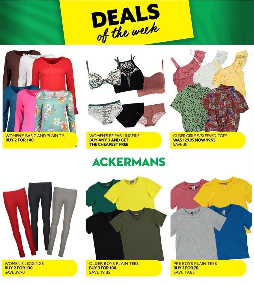 Ackermans : Deals Of The Week (Request Valid Dates From Retailer