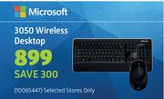 Microsoft 3050 Wireless Desktop