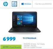 HP 15 i3 Notebook-On 3GB Data price Plan