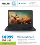 Asus FX553 Gaming Notebook