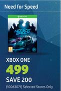 Need For Speed For XBox One