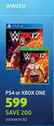 WW2K17 For PS4 Or XBox One