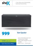 Shox Bam Speaker