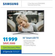 Samsung 55" Full HD Smart LED TV