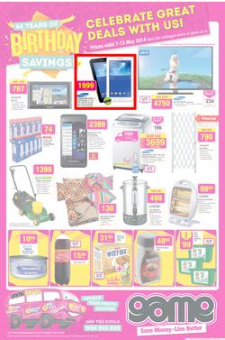 Game : Birthday Savings (7 May - 13 May 2014), page 1