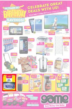 Game : Birthday Savings (7 May - 13 May 2014), page 1