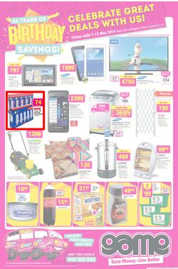 Game : Birthday Savings (7 May - 13 May 2014), page 1
