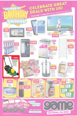 Game : Birthday Savings (7 May - 13 May 2014), page 1