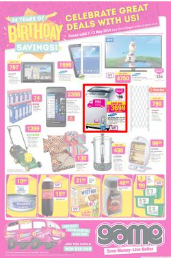 Game : Birthday Savings (7 May - 13 May 2014), page 1
