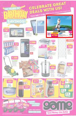 Game : Birthday Savings (7 May - 13 May 2014), page 1