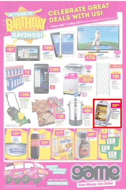 Game : Birthday Savings (7 May - 13 May 2014), page 1