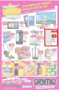 Game : Birthday Savings (7 May - 13 May 2014), page 1